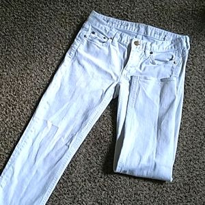 white skinny jeans